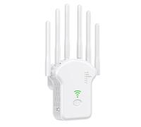 Amplificador de señal WiFi - Extensor de Internet de Cobertura extendida | Booster WiFi de Doble Banda de Largo Alcance para Uso en Lugar de Trabajo, al Aire Libre, en casa y en Coche de