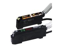 Amplificador de sensor de fibra óptica de alta precisión, 10-30 V CC, 3 hilos, NPN, PNP, NA11, interruptor fotoeléctrico con pantalla digital(DN10 NPN)