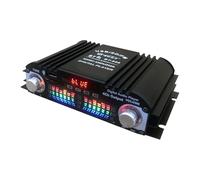 Amplificador de sonido, radio FM, USB, compatible con Bluetooth, amplificador de potencia estéreo digital HIFI, control remoto,Claridad de sonido excepcional