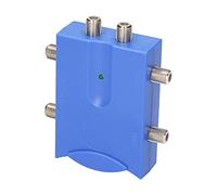 Amplificador de TV bidireccional con 2 entradas y 4 Salidas señal Antena bajo Ruido Divisor Ruta inversa para Uso Interno