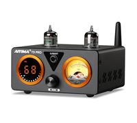 Amplificador de válvulas AIYIMA T9PRO JAN5725 100 W x 2 TPA3250 Estéreo USB DAC Amp QCC3040 Bluetooth aptX HD COAX/OPT Amplificadores digitales de audio doméstico Hi-Fi con medidor VU