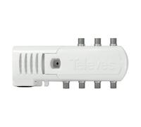 Amplificador de vivienda "F" 6 salidas: VHF/UHF - LTE700 Ready - TELEVES 553120