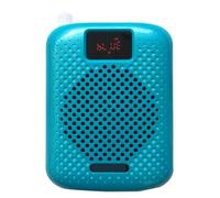 Amplificador de voz, Amplificador De Voz, Altavoz Megáfono Potenciador, Micrófono For Enseñanza, Guía Turística, Promoción De Ventas(Blauw)