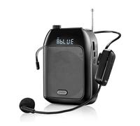 Amplificador de voz, Amplificador De Voz Inalámbrico UHF, 15W, Portátil, For Enseñanza, Guía Turística, Promoción, Altavoz Con Micrófono Megáfono U-disk