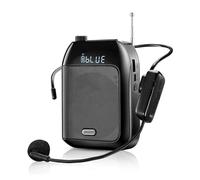 Amplificador de voz, Amplificador De Voz Inalámbrico UHF Portátil For Enseñanza Guía Turística Promoción U-disk Megáfono Micrófono Altavoz