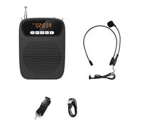 Amplificador de voz con micrófono recargable de 2200 mAh para enseñanza y orientación grupal, guía de clases de amplificación de sonido