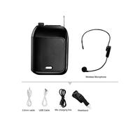 Amplificador de Voz Inalámbrico UHF Portátil para Conferencias, Promoción de Guías Turísticos y Enseñanza.