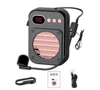 Amplificador de Voz - Micrófono Personal para Profesores, Amplificador de Voz para Profesores | Amplificador de Voz portátil, Recargable con micrófono con Cable, Auriculares, Trabajo de 12 Horas para