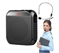 Amplificador de voz para profesores, amplificador de voz recargable de 2200 mAh, amplificador personal, altavoz portátil con micrófono con cable para profesores, reuniones, guías turísticos,