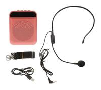Amplificador de Voz Portatil K3 para Profesores Decoracion Colegio Rosa | Equipo de Sonido Profesional, Inalámbrico y Portátil, Aluminio, Aulas y Conferencias, Alta Frecuencia
