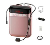 Amplificador de voz recargable: sisteme de altavoces portátil, amplificador de audio personal, dispositivo ligero de mejora del sonido | Equipo de amplificación de micrófono inalámbrico, rendimiento d