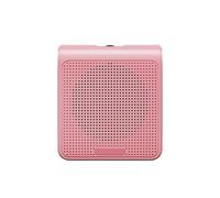 Amplificador de Voz, Reducción de ruido portátil del altavoz de alto volumen 5w con ajuste de parámetros de los auriculares(Pink)
