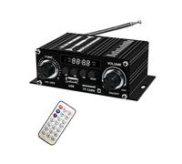 Amplificador Digital 12V para el Hogar y el Coche Altavoz de Sonido HIFI de 2 Canales FM Rrceiver Amplificador de Audio Class-AB AMP