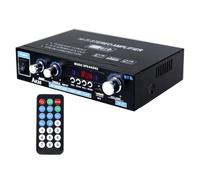 Amplificador Digital AK35, Amplificador de Disco USB inalámbrico, Amplificador de Dos Canales, de Sonido portátil para transmisión inalámbrica de música, Radio y Videojuegos | Amplificador de