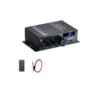 Amplificador Digital AK380, Audio HiFi, Karaoke, Cine en Casa de 2 Canales, Amplificador de Clase D, Entrada USB, y AUX.