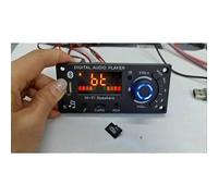 Amplificador digital DIY de 2 x 50 W, Bluetooth 50, placa decodificadora de MP3, reproductor de música