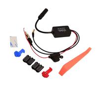 Amplificador Divisor de Antena Dab para Coche, Adaptador SMB a DIN Compatible con Sony, Pioneer, JVC, Kenwood, Blaupunkt, Alpine - Radio Digital Dab+ Plus, Adaptador de Antena FM para Vehículos