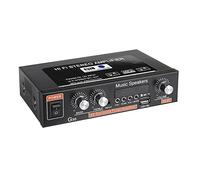 Amplificador estéreo Bluetooth HIFI AUDIO DIGITAL AUDIO DIGITAL KARAOKE POWER AMP FM USB Amplificador de automóviles de automóvil con control remoto 90W + 90W(45WX2)