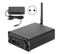 Amplificador estéreo digital con chip DAC de alto rendimiento, compatible con conexión Bluetooth y múltiples fuentes de entrada para una