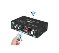 Amplificador estéreo HiFi BRAVOTW de 600 W con Bluetooth 5.0, FM, 2 canales, clase D, 4-16 Ω, USB, para coche y hogar