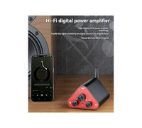 Amplificador Estéreo HiFi de 2 Canales, Receptor HiFi, Sonido de Alta Fidelidad, Diseño Compacto, Ideal para Sistemas de Audio Domésticos.