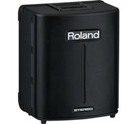 Amplificador estéreo portátil Roland BA-330 - Sistema de PA digital portátil, negro