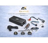 Amplificador ESX SX-FIVE 5 canales MINI Clase D con dimensiones compactas 600...