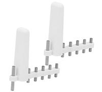 Amplificador Extensor de señal de Control Remoto Amplificador de Rango de Antena Yagi Mejorado para Drones Hubsan Zino Pro Plus ZINO1 Aleación de Aluminio de plástico Blanco