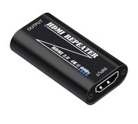 Amplificador extensor HDMI repetidor - Soporta 4K a 60Hz hasta 80 pies, amplificador de señal Plug & Play para Fire Stick, juegos, cine en casa