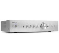 Audizio AD200A Amplificador Hi-FI Bluetooth 2.1, 2 x 200w MAX., 2 Salidas de Altavoz, 1 Salida Sub, Reproductor de MP3, Ecualizador, 2 Canales, Ideal para Tus películas y música, Color Aluminio