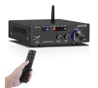 Amplificador HiFi Bluetooth 5.0, AK-3116 Mini amplificateur Audio stéréo 2.0 Canaux 100W x 2 récepteur amplificateur de Puissance numérique de Clase D Avec puce d'amplification TPA3116 Entrée BT