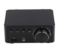 Amplificador, HIFI Bluetooth 5.0 Amplificador de Audio Digital Reproductor de Tablero 50W X 2 Estéreo para Amplificador de Amplificador (Negro) Componentes Electrónicos Otros,