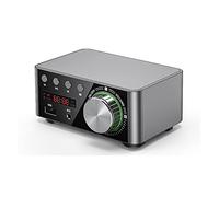 Amplificador, MINI AUDIO HIFI BLUETOOTH 5.0 Clase de energía D amplificador TPA3116 Digital AMP 50W * 2 AUDIO DE AUDIO DE AUDIO MARINO(Silver)
