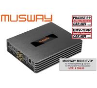 MUSWAY M4+V3EVO-512K Amplificador Digital 4 Canales AMP con 8 Canales DSP 512...