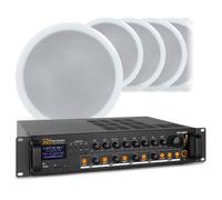 Amplificador Power Dynamics PDV120MP3 120W RMS Bluetooth Radio MP3 4 Zonas