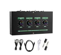 Amplificador reversible de estudio, doble entrada de micrófono, carcasa de metal para actuaciones en vivo, durabilidad de viaje, amplificador de música Metl