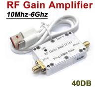 Amplificador RF LNA de 10 MHz a 6 GHz, amplificador de potencia RF compacto, receptor de señal de 433 MHz a 1,2 GHz (1 unidad).