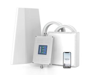 Amplificador Señal Movil 4G 3G Banda 1/8/20 Para Orange, Vodafone, Yoigo, etc. Amplificador de cobertura movil Soporte Uso de múltiples Dispositivos, Mejorar Cobertura Movil en Casa/Zonas Rurales