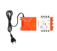 Amplificador Weytoll de Interior y Distribución Profesional de 8 Vías 12dB con IRS Loop-through TV Terrestre y Amplificador de Radio 87-2350MHz