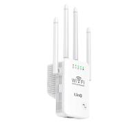 Amplificador Wifi Inalámbrico Largo Alcance 300Mbps 4 Antenas Regulables LinQ