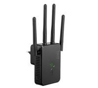 Amplificador WLAN repetidor 2025, 1200 Mbit/s, 5G y 2,4 G doble banda ultraxtender WiFi, 1 puerto LAN, 1 puerto WAN, WPS, compatible con todos los routers