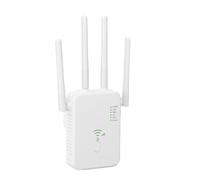 Amplificador WLAN repetidor 2025, 1200 Mbit/s, 5G y 2,4 G doble banda ultraxtender WiFi, 1 puerto LAN, 1 puerto WAN, WPS, compatible con todos los routers (blanco)