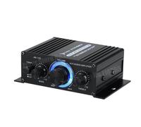 Amplificadores de Audio for coche, hogar, graves, 2,0 canales, amplificador de sonido Hifi, Digital for el hogar, 12V, Mini amplificador de potencia triple(AK-170)