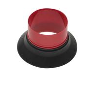 Amplificadores de bajo de tambor, potenciador de tambor de bajo profesional de goma, inserto de orificio de puerto, piezas de instrumentos musicales de percusión duraderas(Rood)