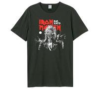 Amplified 50th 2 Colour 1975 Camiseta Eddie Iron Maiden Hombre
