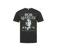 Amplified Bob Marley Collection - Nine Mile Hombre Camiseta Gris Marengo XXL 100% algodón Regular