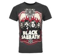 Amplified Camiseta 1972 Black Sabbath para Adultos Unisex (GD3280)