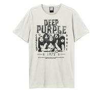 Amplified Camiseta 1972 Deep Purple para Adultos Unisex (GD2311)