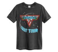 Amplified Camiseta 1980 Tour Van Halen para Adultos Unisex (GD1317)