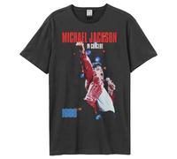Amplified - Camiseta 1988 Live In Concert Michael Jackson para Adultos Unisex